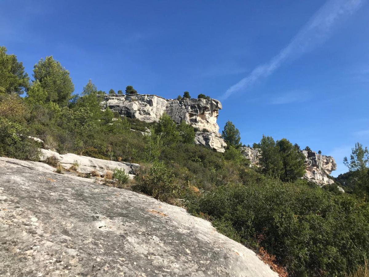 Mas De La Fadeto Bed and Breakfast Les Baux Exteriör bild